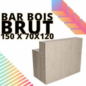 Bar Brut 150 x 70 cm H 120cm ghlbe GHL EVENTS GHL EVENTS